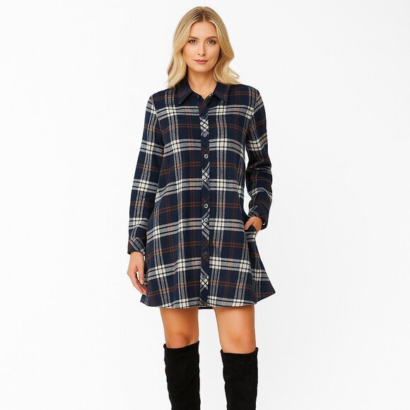 Cotton Brushed Fleece Dress - Picture 5 of 6